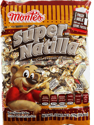 Dulce supernatilla, bolsa de 470 gramos.