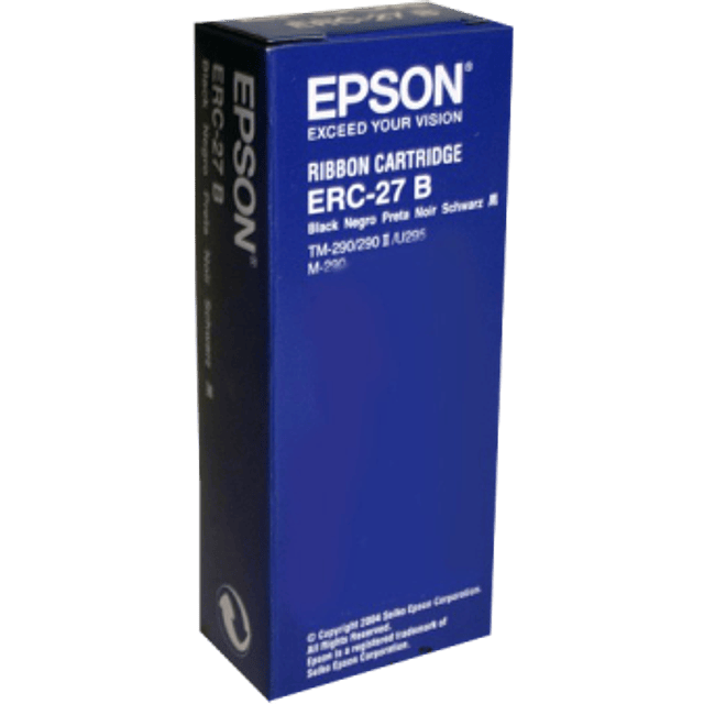 Cinta negra para impresora Epson CTM290-/M290-/TM290 TM290II-/TM295