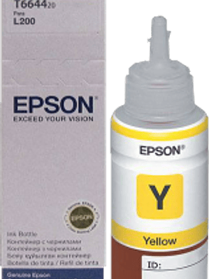 Botella de tinta amarillo para multifuncional tinta continua l200, l350, l355