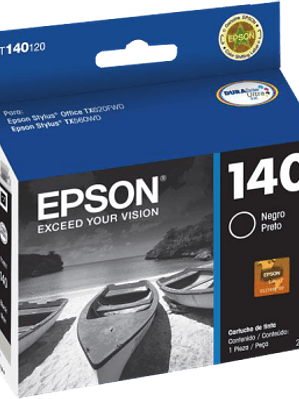 Cartucho de tinta color negro T140120 para impresora TX525, TX560WD y TX620FWD