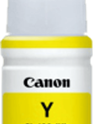 Tinta color amarillo compatible con PIXMA, G1100, G2100, G3100.