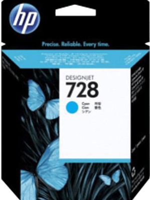 Tinta IF 728 desingjet color Cyan de 130 ml.