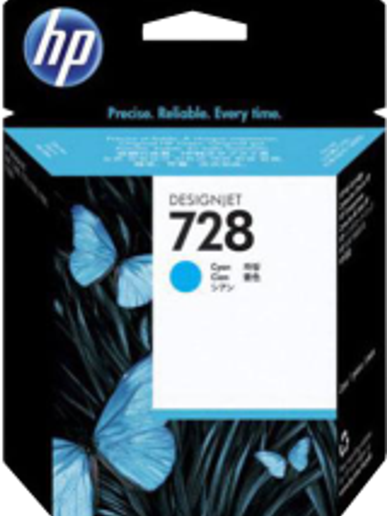 Tinta IF 728 desingjet color Cyan de 130 ml. 1