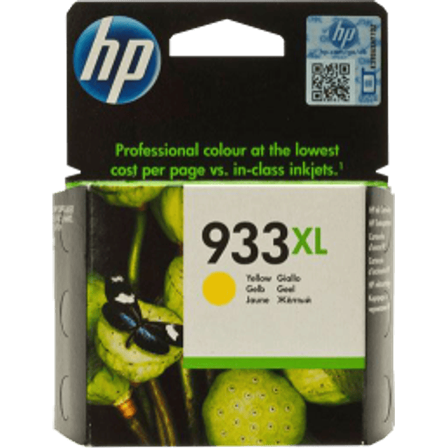 Cartucho de tinta color amarillo para Office jet HP 933XL