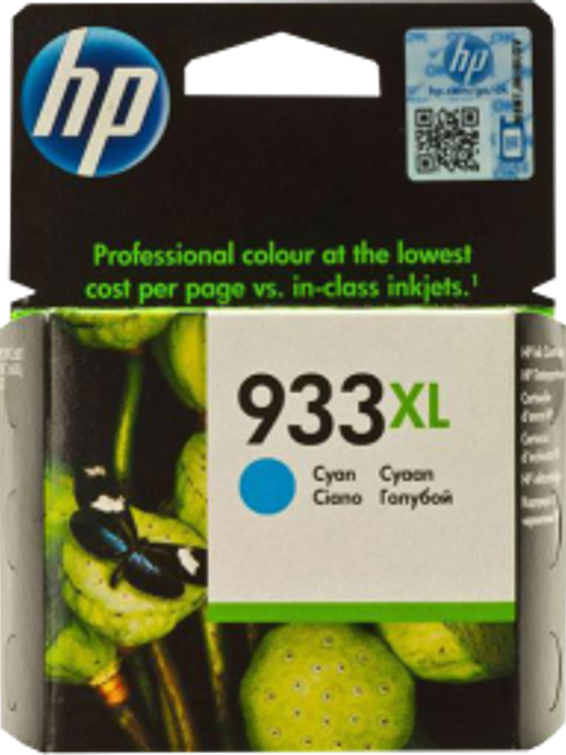Cartucho de tinta color Cyan para OfficeJet HP 933xl 1