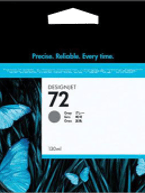 Cartucho de tinta color gris con 130 ml