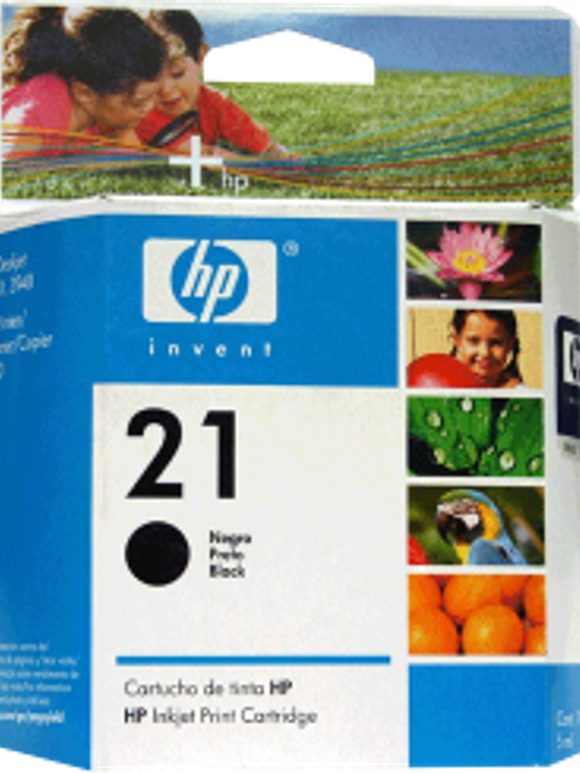 Cartucho de tinta color negro HP 21 1