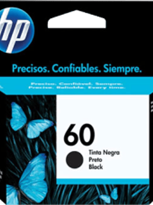 Cartucho de tinta color negro HP 60 DeskJet F4280