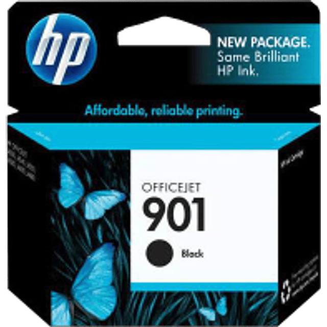 Cartucho de tinta color negro HP901. rendimiento 200 página