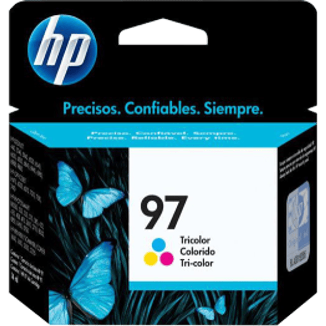 Cartucho de tinta color tricolor 4P 97 HP 6540