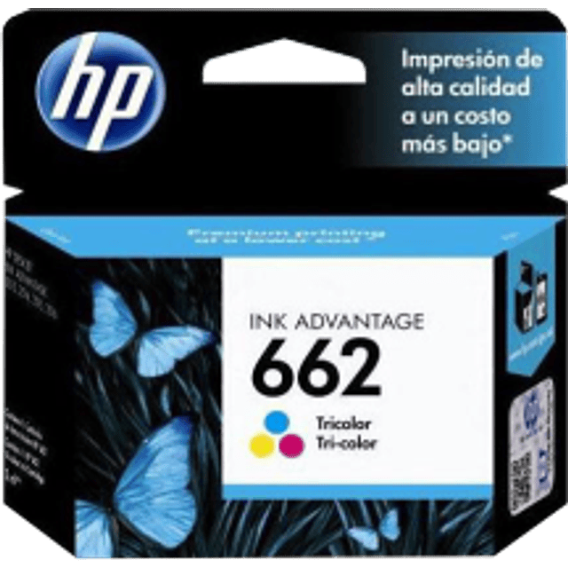 Cartucho de tinta tricolor HP 662