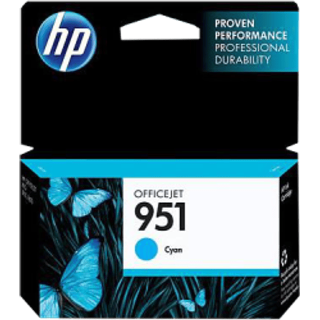 Cartucho de tinta color Cyan HP 951.