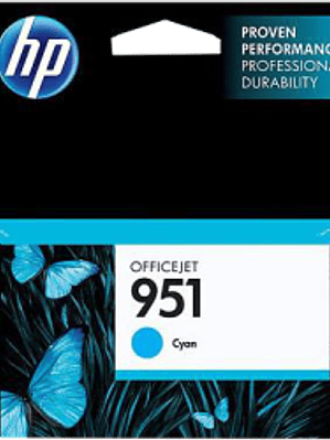 Cartucho de tinta color Cyan HP 951.