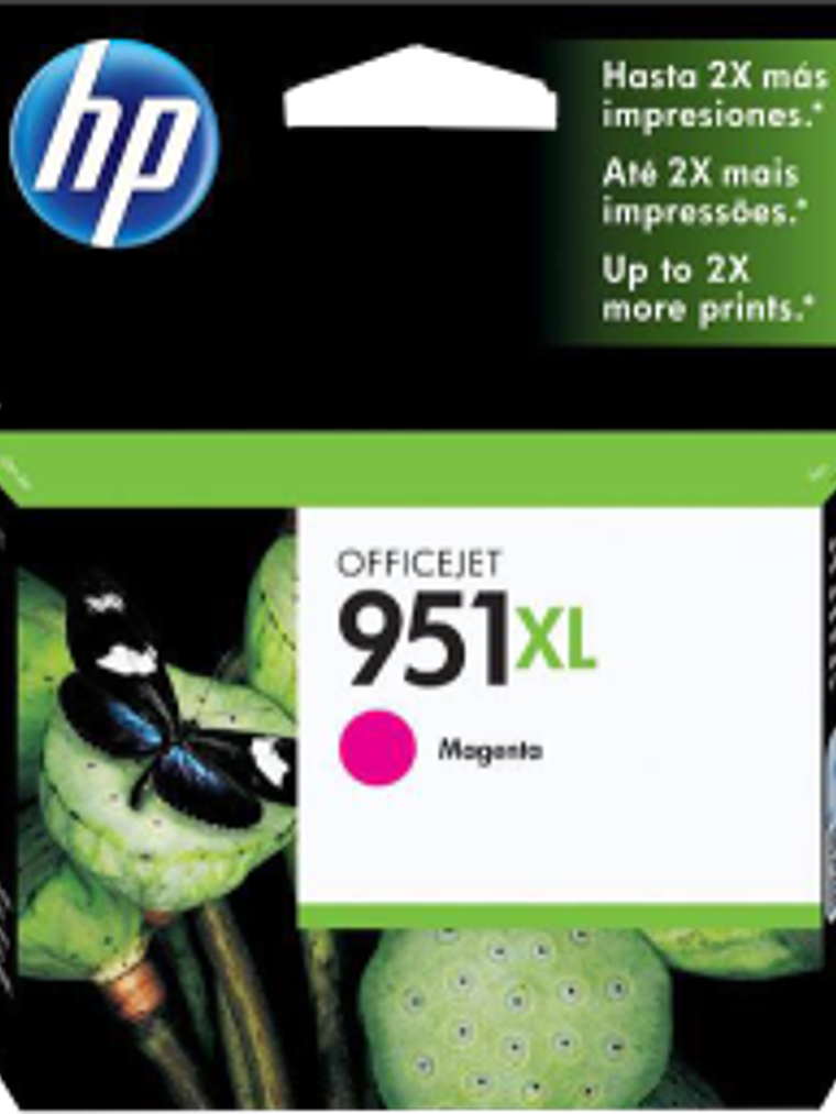 Cartucho de tinta color Magenta HP 951XL. 1