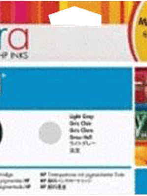 Cartucho de tinta color gris claro HP 70 con 130 ml