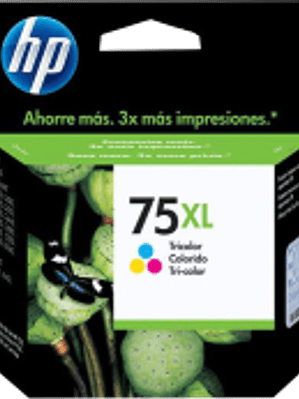 Cartucho de tinta tricolor HP 75XL