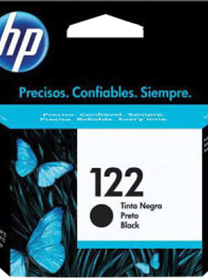 Cartucho de tinta color negro 122