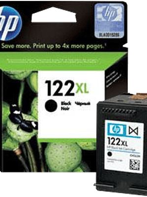 Cartucho de tinta color Negro HP 122XL