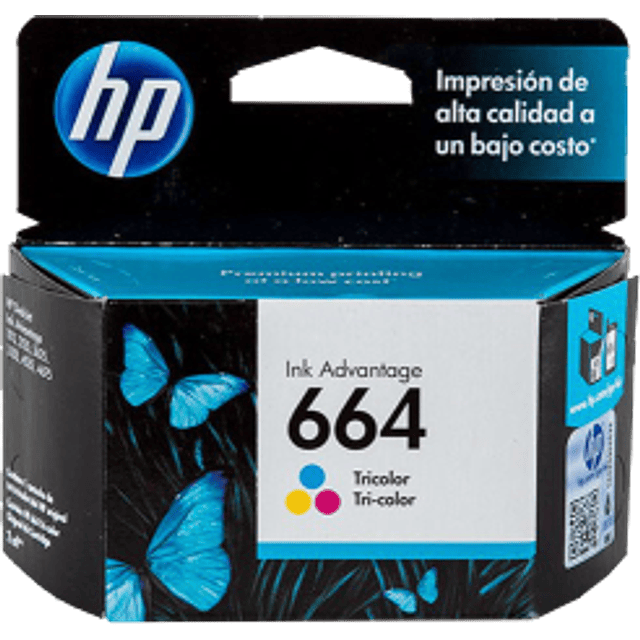 Cartucho de tinta Tricolor HP 664  ink cartridge