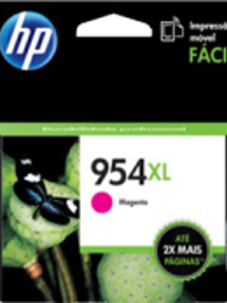 Cartucho de tinta color Magenta HP954XL de alto formato, rendimiento 1600 páginas. 1