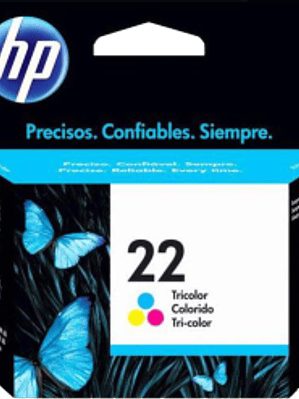 Cartucho de tinta Tricolor HP 22.