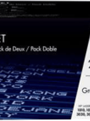 Tóner de tinta para LaserJet color negro HP 12A