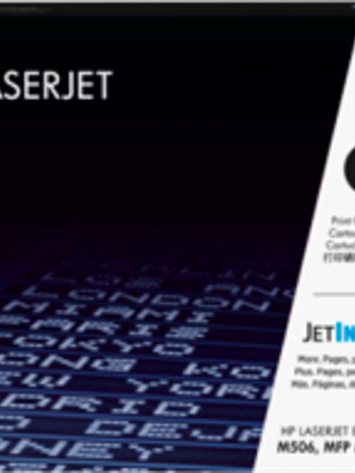 Tóner de tinta color Negro HP 87A. 1