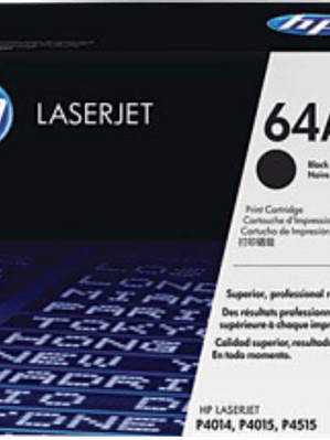 Tóner de tinta color Negro HP CC364A