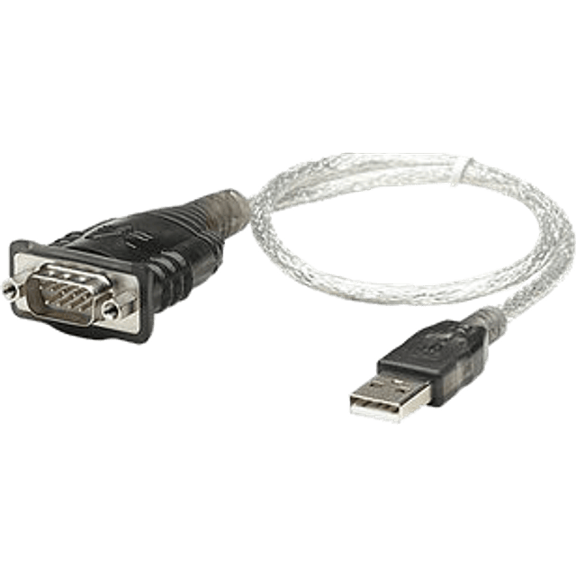 Convertidor USB a serial DB9M de 45 cm