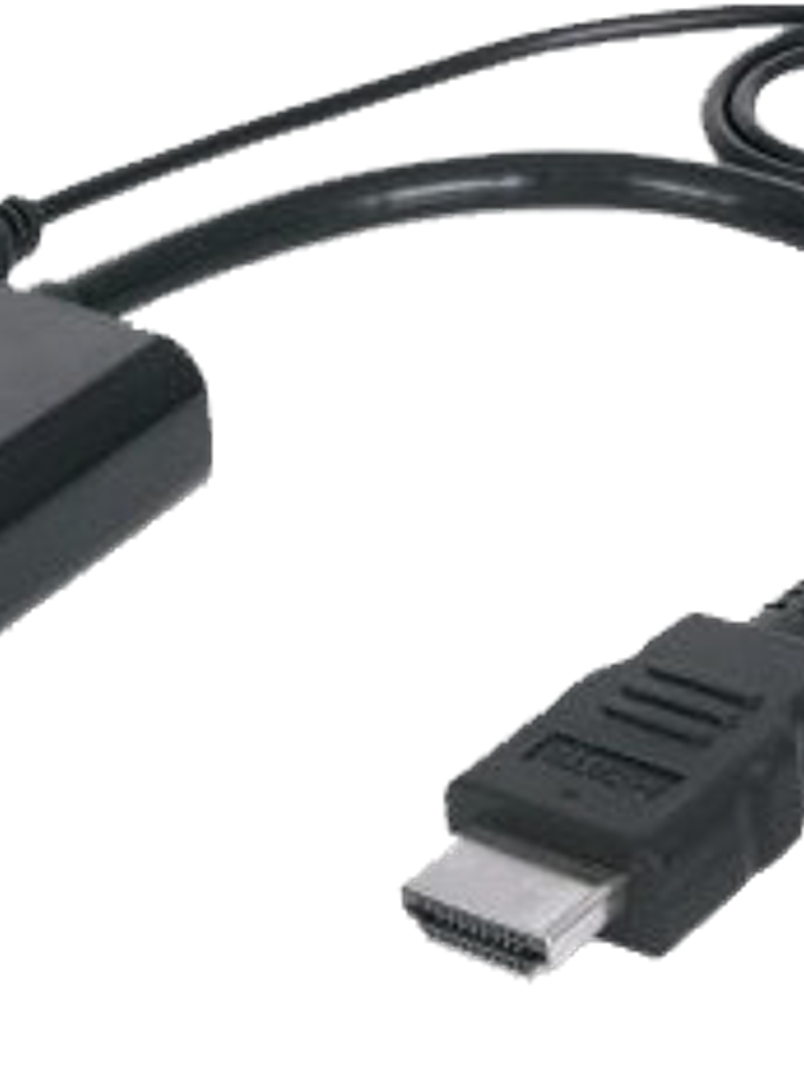 Convertidor video HDMI a SVGA + Audio, color negro 1