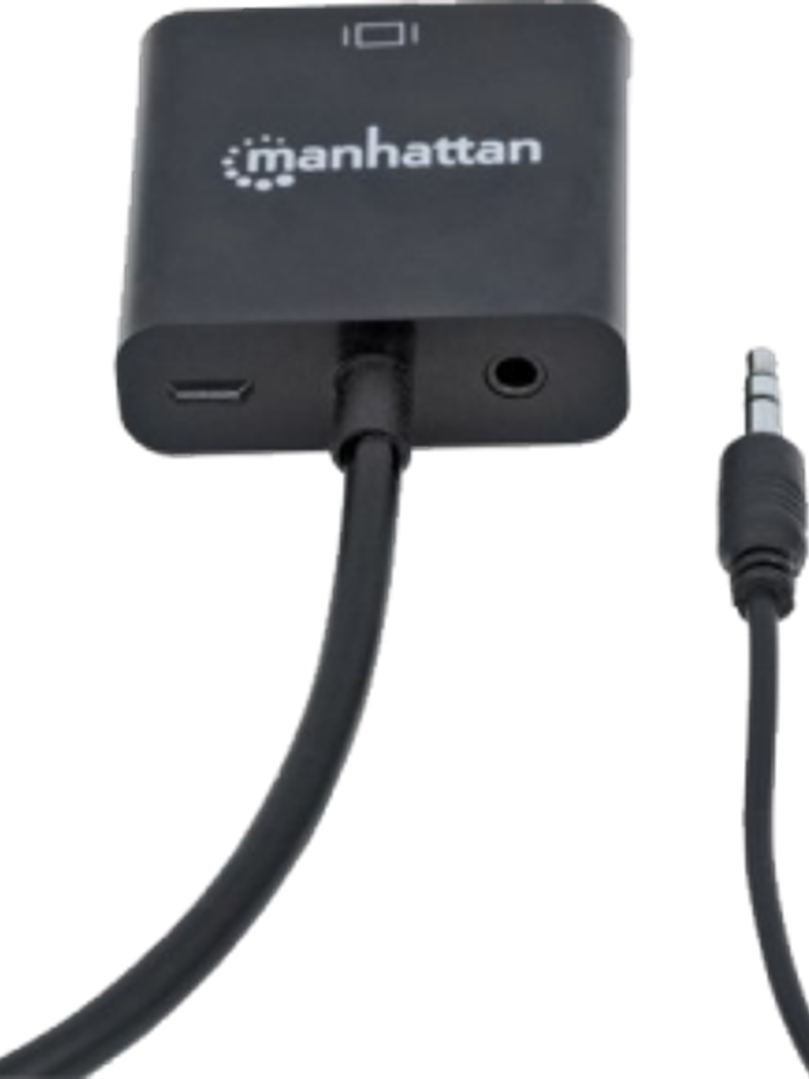 Convertidor video HDMI a SVGA + Audio, color negro 2