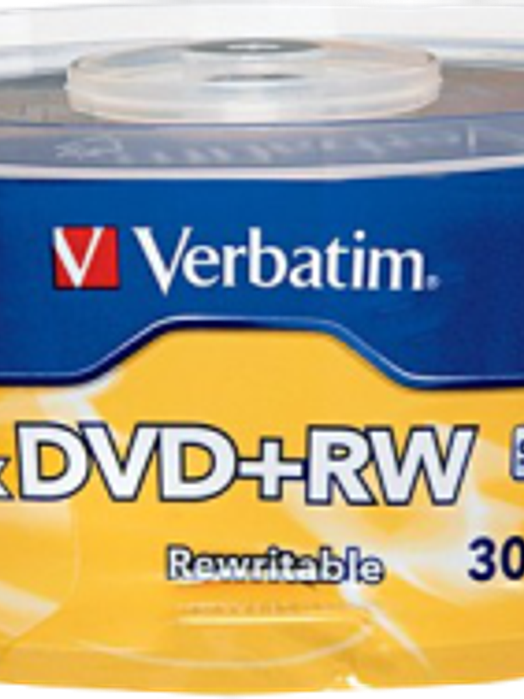 Disco DVD+RW de 4.7 gb 4x torre con 30 piezas 1