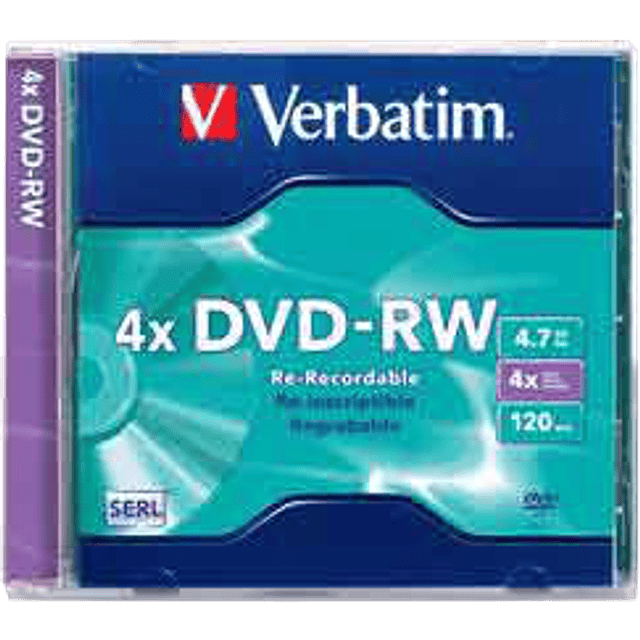 Disco DVD-RW 4.7 gb  re-escribible 4X.