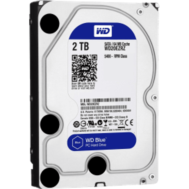 Disco duro interno blue 2 tb, sata, 3.5