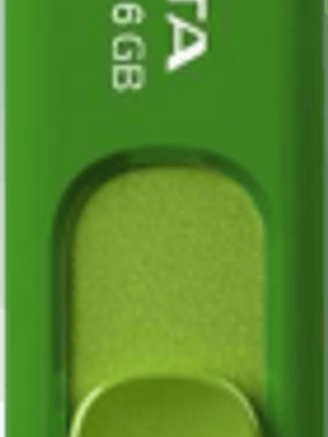 MEMORIA USB 2.0 retractil color verde, modelo C008 de 16GB 
