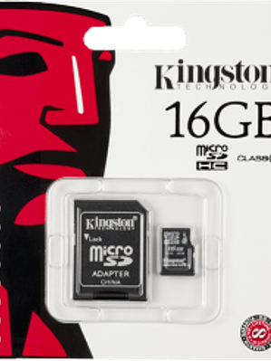 Memoria Micro SD de 16 GB clase 4.