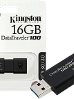 Memoria USB Datatraveler 100 generación 3 de 16 GB