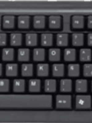 Kit de Teclado y Mouse  AK3-2700, estándar, con 105 teclas, color negro, 800 DPI