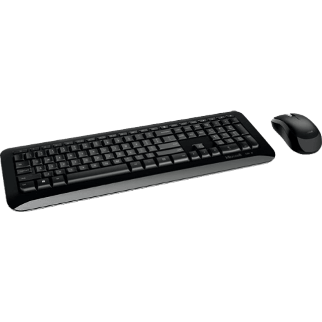 Kit de Teclado y Mouse desktop 850, RF Inalámbrico, color negro 