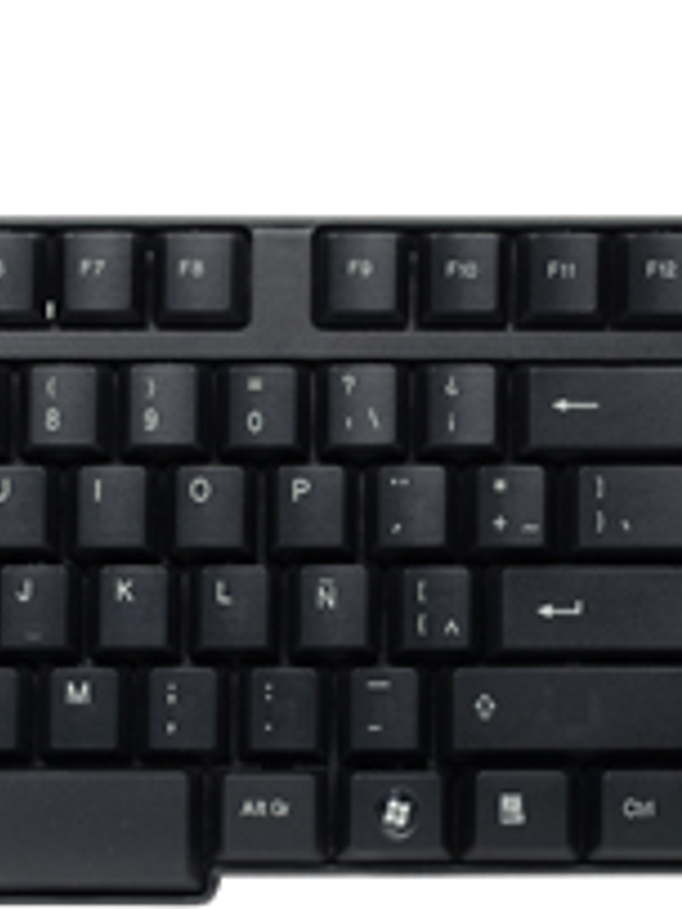 Teclado alámbrico antiderrames, conexión USB. 1