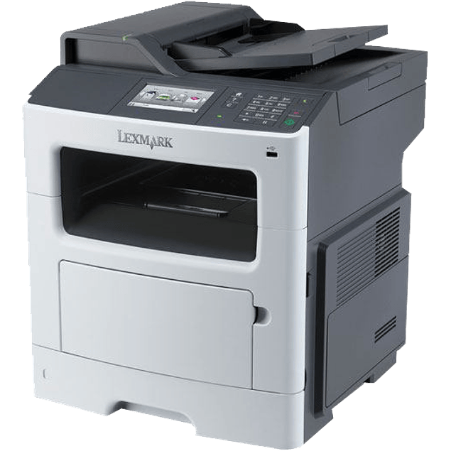Multifuncional MX410DE, funciones de impresión, copia, fax, digitalización
