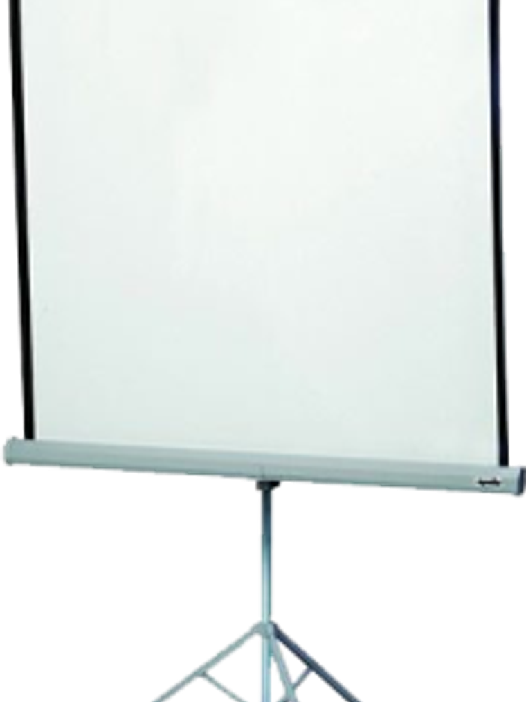 Pantalla de proyección portátil de tripié 1.78 x 1.78 metros 1