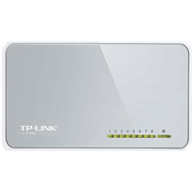 Switch 8 puertos 10/100 MBPS  Fast-Ethernet