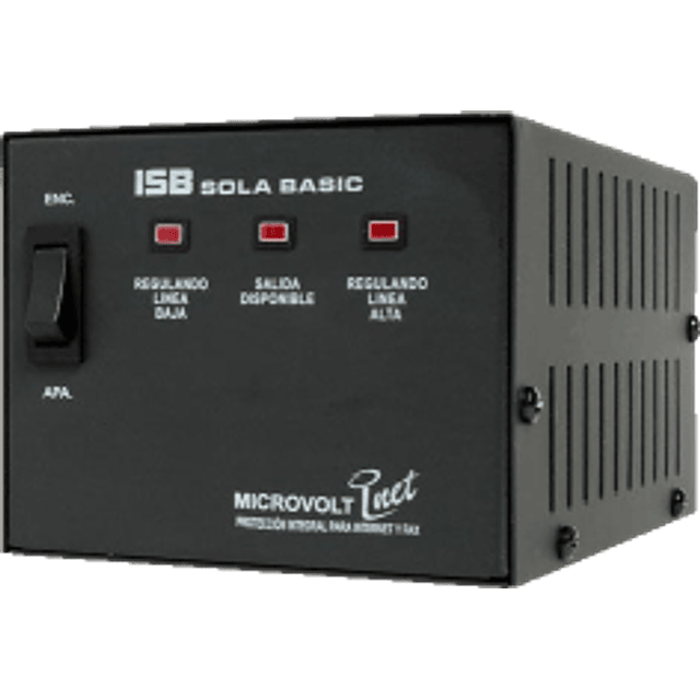 Regulador Micro volt 2000VA con 4 contactos