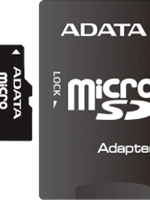 Memoria Micro SD 16 gb Clase 4 con Adaptador