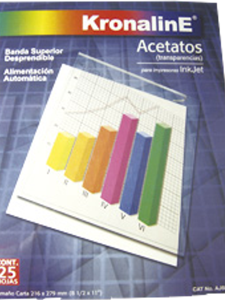 Acetatos tamaño carta, caja con 50 hojas 1