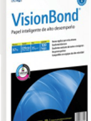 Papel Bond tamaño oficio de 75 gramos con 97% de blancura, paquete con 500 hojas
