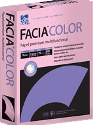 Papel color rosa tamaño carta de 75 grs, paquete de 500 hojas