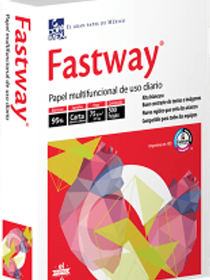 Papel tamaño carta con 95% de blancura, paquete con 500 hojas