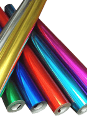 Rollo de papel metálico liso de 10 metros